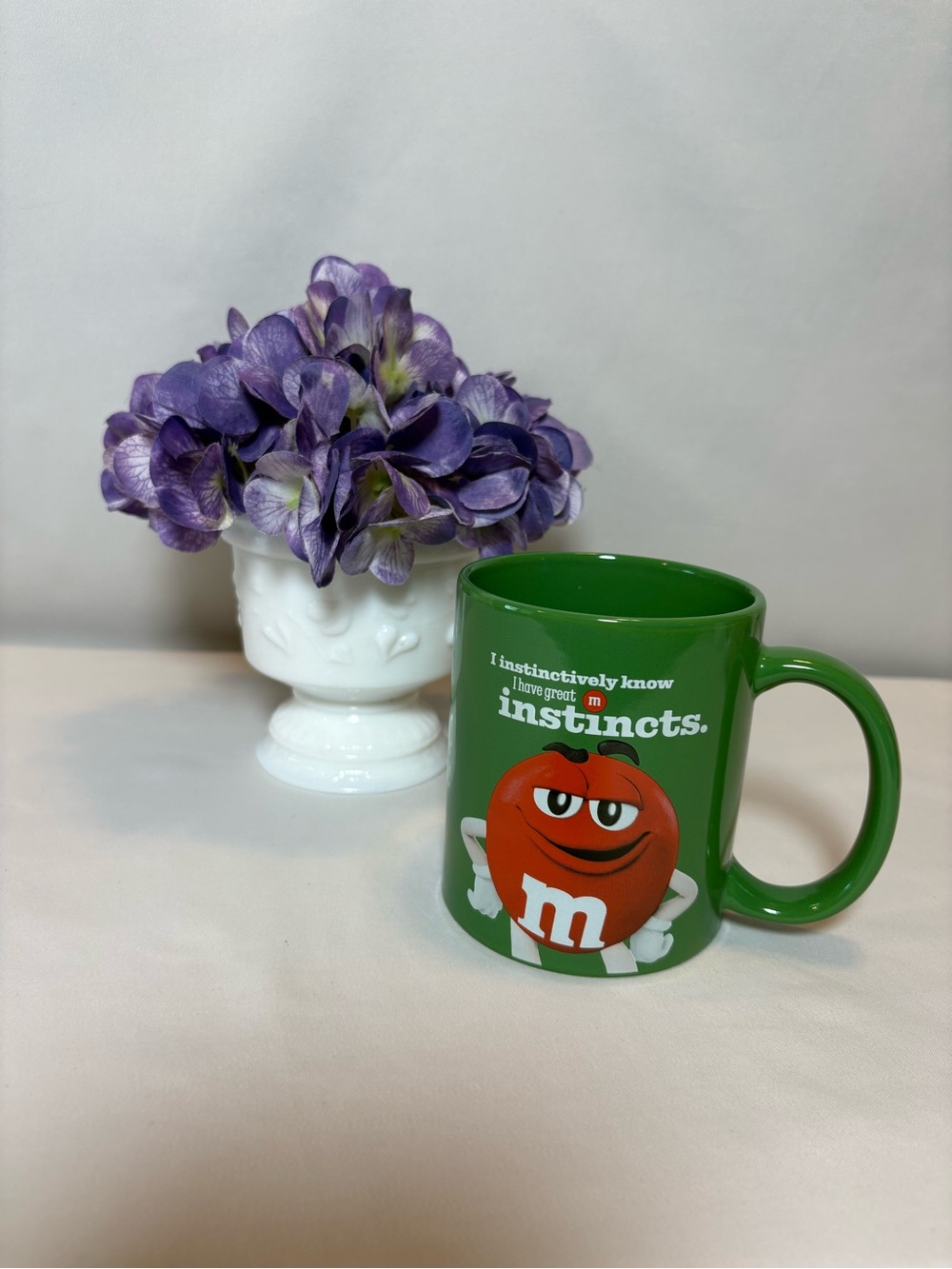 M&M’s coffee mug, double sided